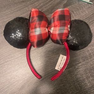 Minnie ears for Christmas time!